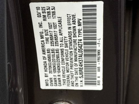 Used 2010 Honda CR-V LX image 23