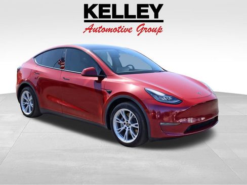 Used 2021 Tesla Model Y Long Range AWD/4WD image 1
