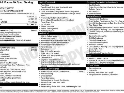 New 2026 Buick Encore GX Sport Touring w/ Comfort Package AWD/4WD image 25
