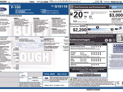 Used 2023 Ford F150 XLT w/ Equipment Group 302A High image 36