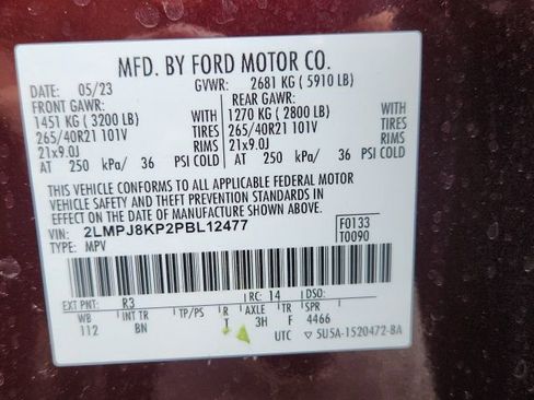 Used 2023 Lincoln Nautilus Reserve w/ Equipment Group 202A AWD/4WD image 13