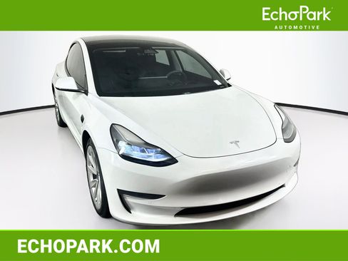 Used 2021 Tesla Model 3 Long Range AWD/4WD image 1