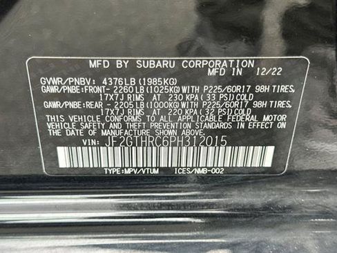 Used 2023 Subaru Crosstrek 2.5i Sport AWD/4WD image 32