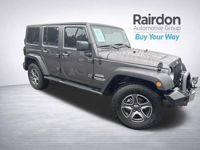 Used 2017 Jeep Wrangler Unlimited Sport w/ Mopar Black Appearance Group