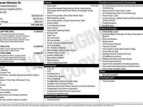 Used 2009 Nissan Murano SL w/ Technology Pkg AWD/4WD image 4