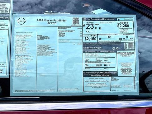 New 2026 Nissan Pathfinder SV FWD image 12