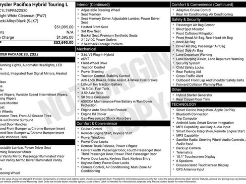 Used 2023 Chrysler Pacifica Touring-L FWD image 40