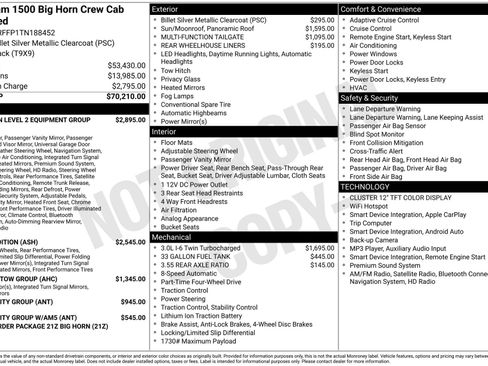 New 2026 RAM 1500 Big Horn AWD/4WD image 1