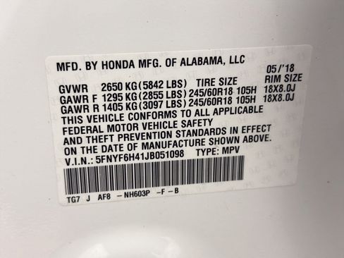 Used 2018 Honda Pilot EX image 20