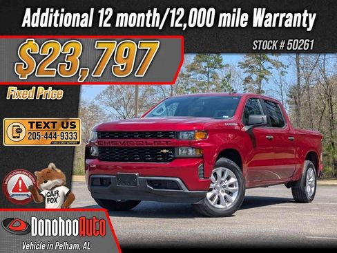 Used 2021 Chevrolet Silverado 1500 Custom RWD image 1