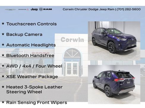 Used 2019 Toyota RAV4 XSE w/ XSE Weather Package AWD/4WD image 8