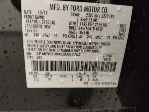 Used 2020 Ford Edge SEL w/ Convenience Package FWD image 33