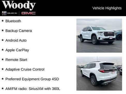 New 2026 GMC Acadia Elevation AWD/4WD image 3