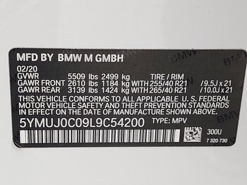 Used 2020 BMW X4 M w/ M Carbon Exterior Package AWD/4WD image 38