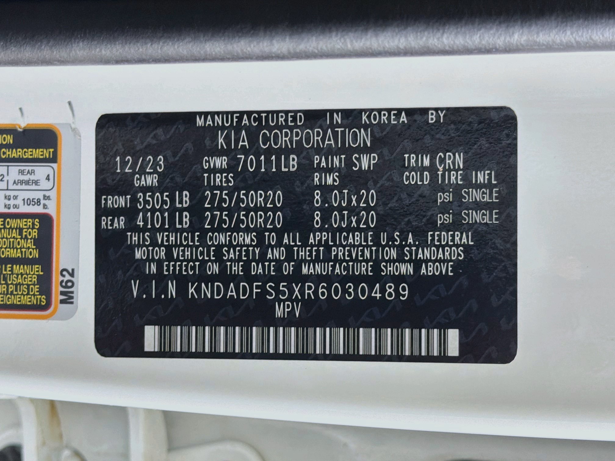 Used 2024 Kia EV9 Land AWD/4WD image 12