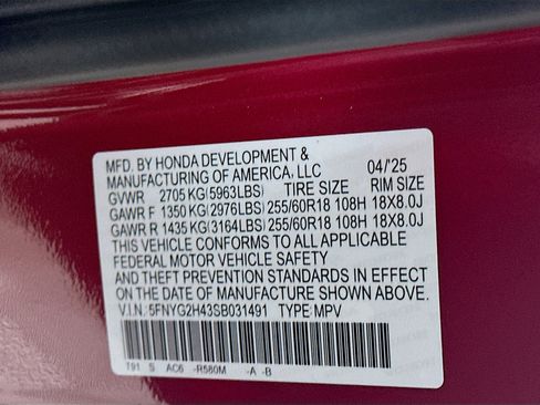 Certified 2025 Honda Pilot EX-L image 25