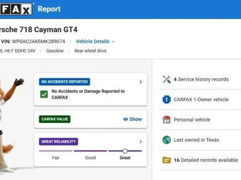 Used 2021 Porsche 718 Cayman GT4 RWD image 5