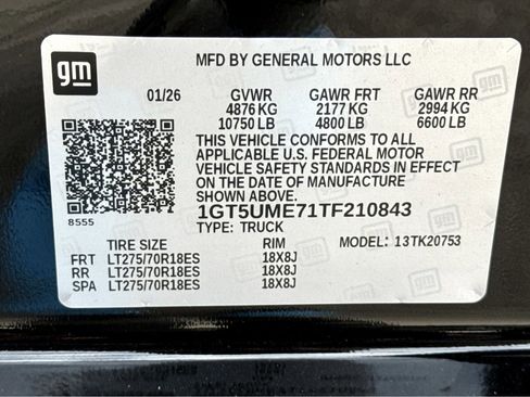 New 2026 GMC Sierra 2500 SLE w/ SLE Value Package; image 25