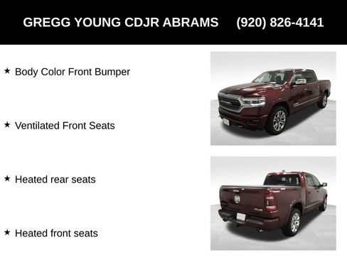 Used 2022 RAM 1500 Limited w/ Body Color Bumper Group AWD/4WD image 13