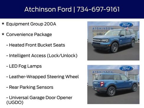 Certified 2023 Ford Bronco Sport Big Bend w/ Convenience Package image 12