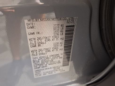Used 2025 Nissan Frontier Pro-X RWD image 30