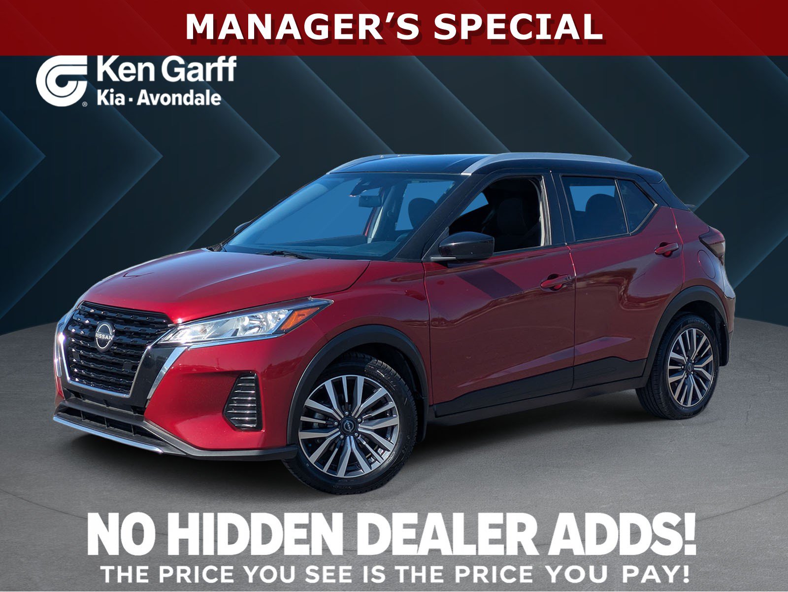 Used 2023 Nissan Kicks SV FWD image 1