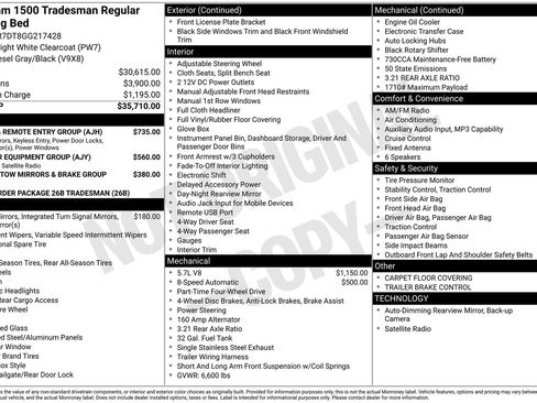 Used 2016 RAM 1500 Tradesman w/ Power & Remote Entry Group AWD/4WD image 4