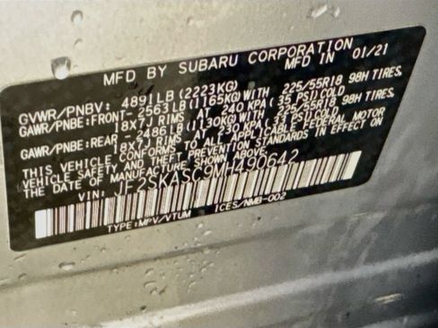 Used 2021 Subaru Forester Limited w/ Popular Package #3 AWD/4WD image 29