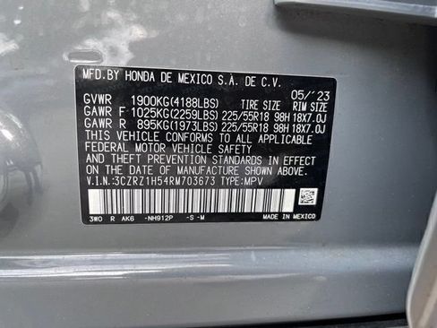 Certified 2024 Honda HR-V Sport image 29