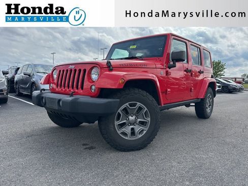 Used 2015 Jeep Wrangler Unlimited Rubicon w/ Connectivity Group AWD/4WD image 1