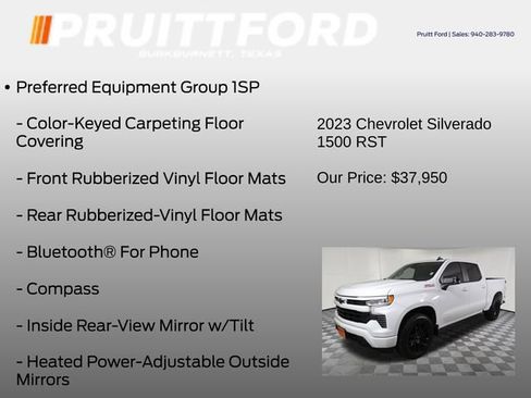 Used 2023 Chevrolet Silverado 1500 RST w/ Convenience Package II AWD/4WD image 13