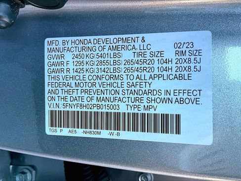 Used 2023 Honda Passport Elite image 64