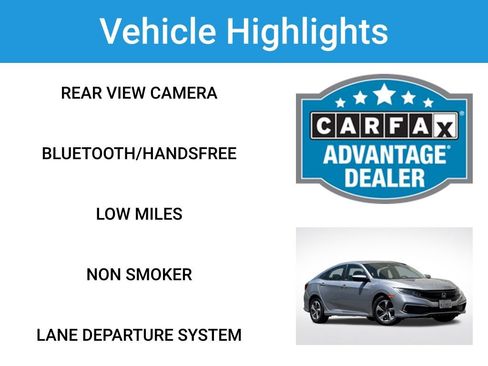 Used 2019 Honda Civic LX image 2
