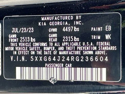 Certified 2024 Kia K5 GT-Line image 34