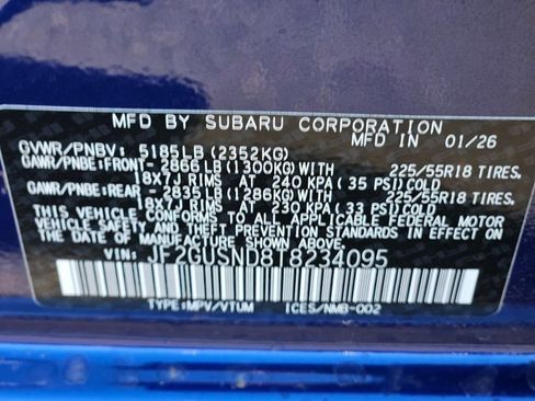 New 2026 Subaru Crosstrek 2.5i Limited image 18