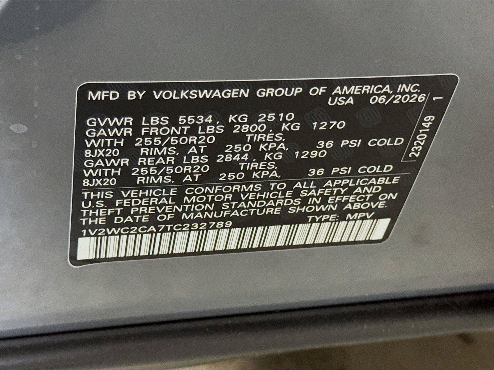 New 2026 Volkswagen Atlas Cross Sport SE FWD image 21