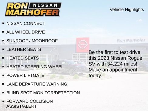Used 2023 Nissan Rogue SV w/ SV Premium B Package AWD/4WD image 2