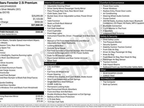 Used 2015 Subaru Forester 2.5i Premium w/ All-Weather Package image 18