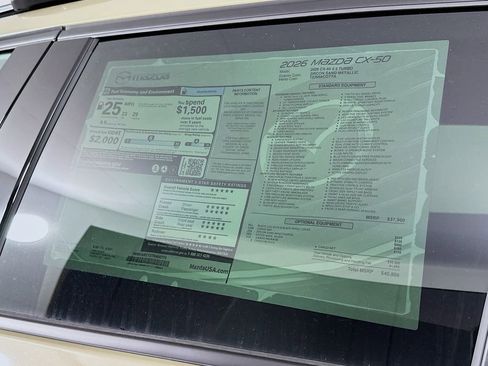 New 2026 MAZDA CX-50 AWD 2.5 S w/ Cargo Package image 12