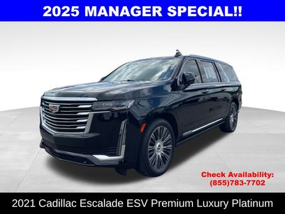 Used 2021 Cadillac Escalade ESV Premium Luxury Platinum w/ LPO, Floor Liner Package