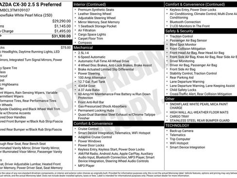 New 2026 MAZDA CX-30 AWD 2.5 S image 35