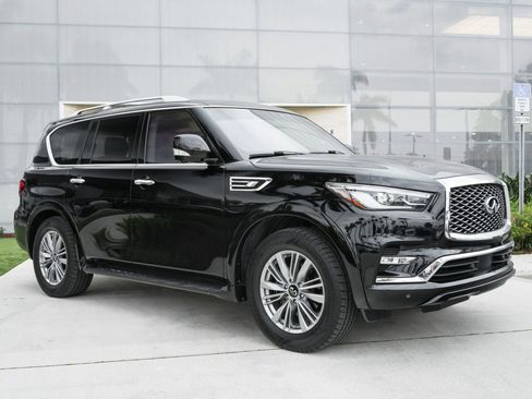 Certified 2021 INFINITI QX80 Luxe RWD image 4