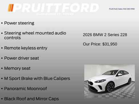 Used 2026 BMW 228i FWD image 13