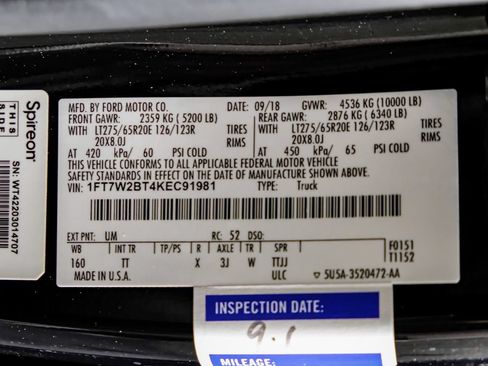 Used 2019 Ford F250 Limited w/ FX4 Off-Road Package AWD/4WD image 64