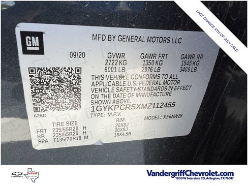 Used 2021 Cadillac XT6 Premium Luxury FWD image 31