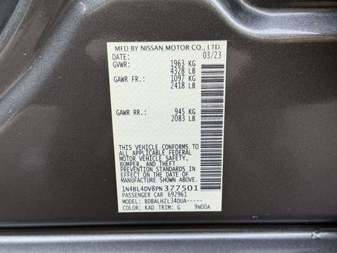 Used 2023 Nissan Altima 2.5 SV image 23