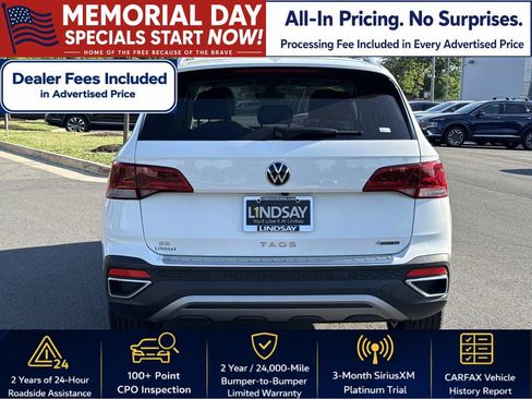 Used 2024 Volkswagen Taos SE w/ Panoramic Sunroof Package AWD/4WD image 4
