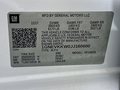 Used 2018 Chevrolet Traverse High Country image 12