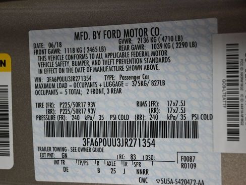 Used 2018 Ford Fusion S FWD image 11