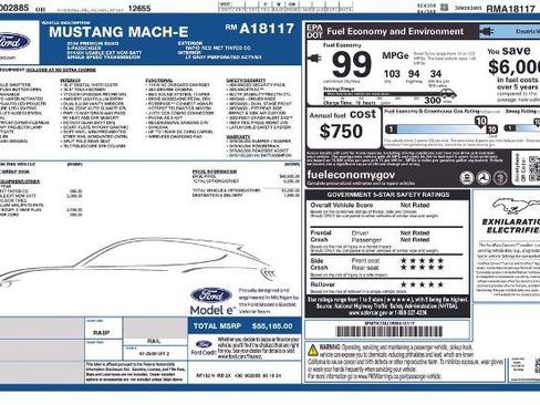 Certified 2024 Ford Mustang Mach-E Premium AWD/4WD image 5